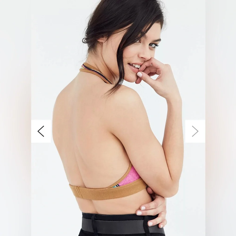 NWOT Urban Outfitters Out From Under Te Amo Halter Bra/Top Size Small